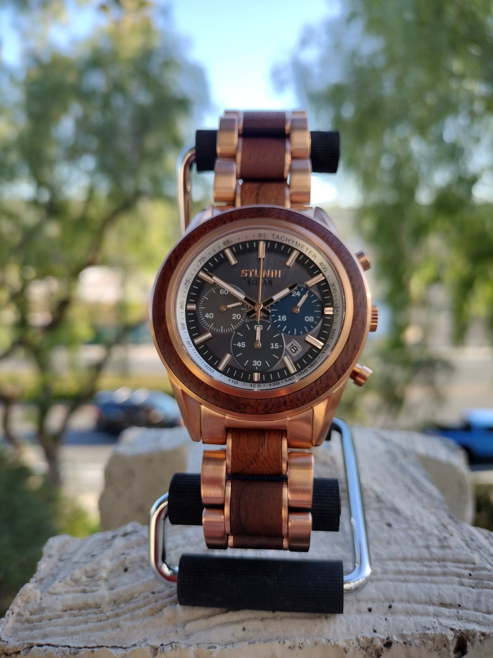 SolarX1 Rose Gold Walnut STUNIII