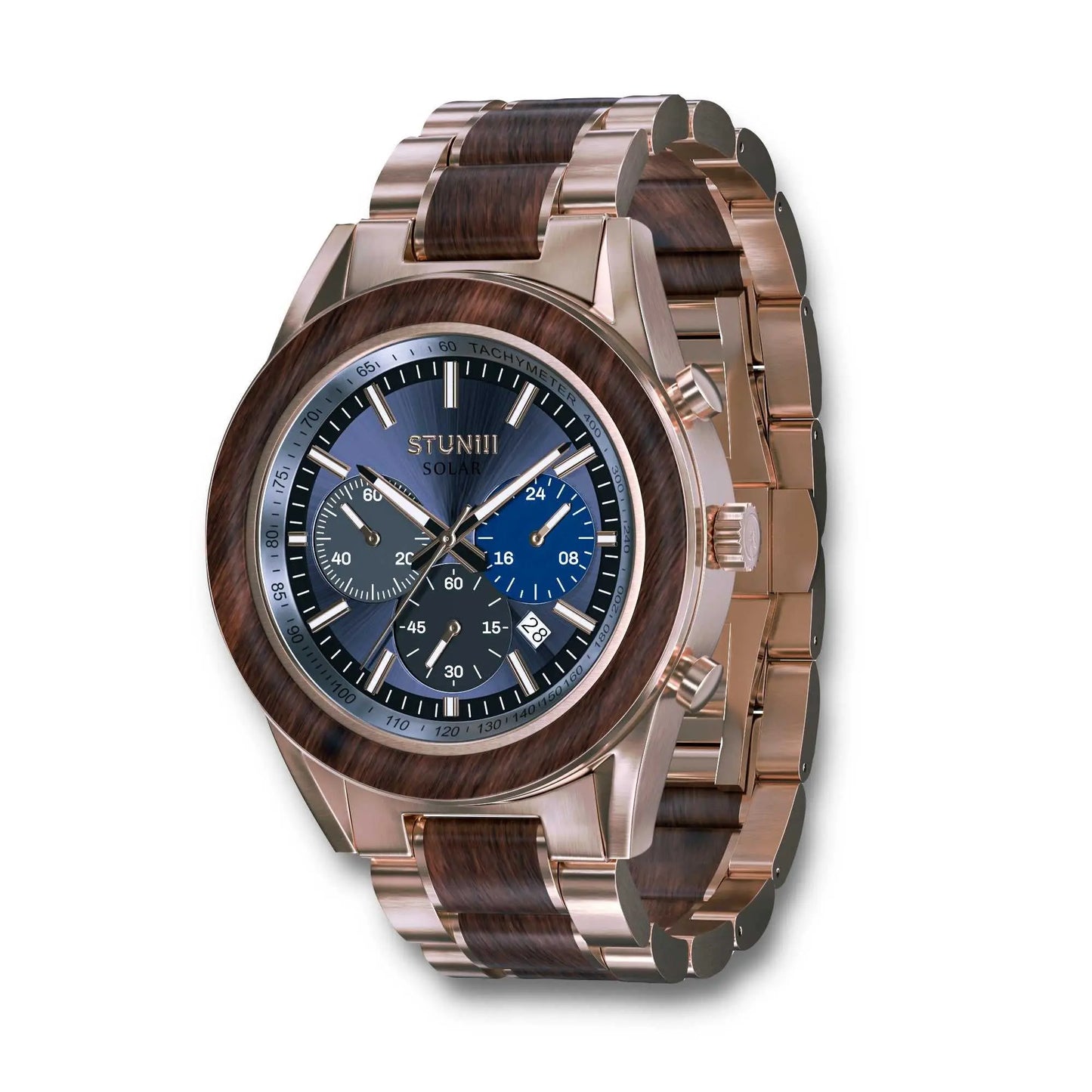 SolarX1 Rose Gold Walnut STUNIII